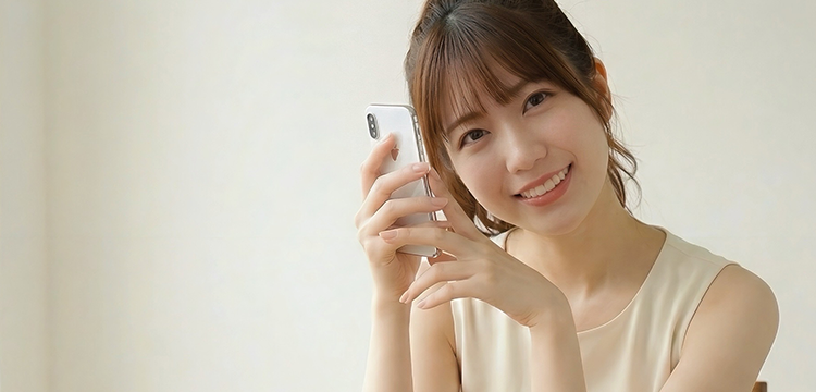 褒められて悦ぶ女性